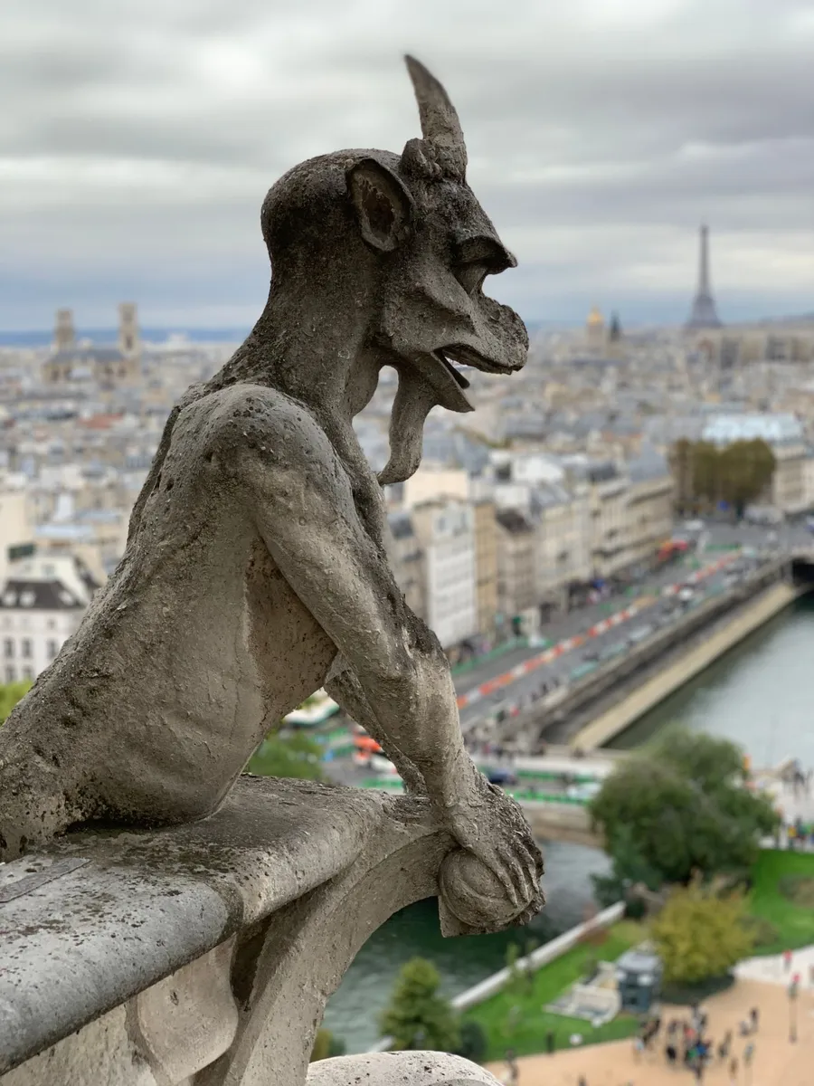 gargoyle over paris
