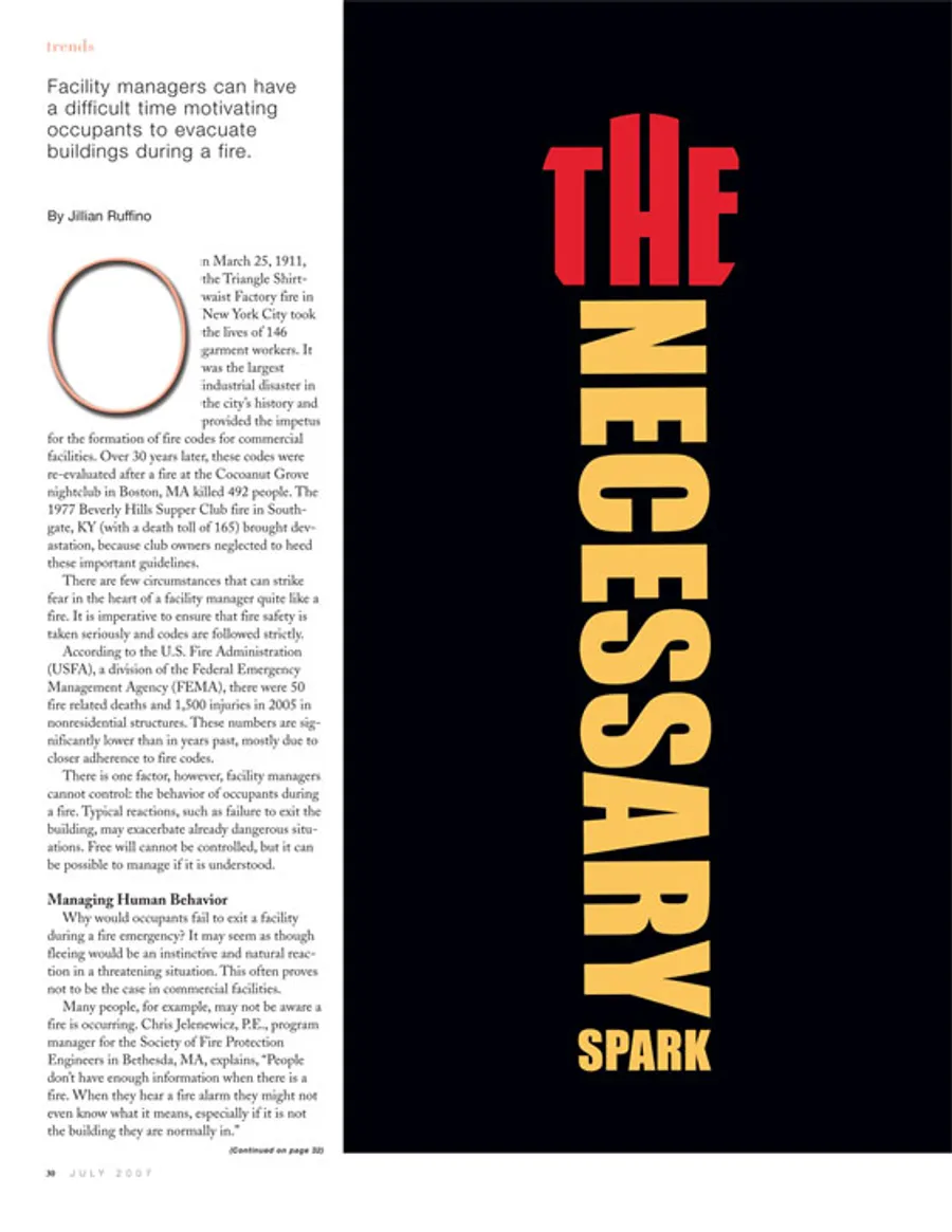 the necessary spark magazine layout