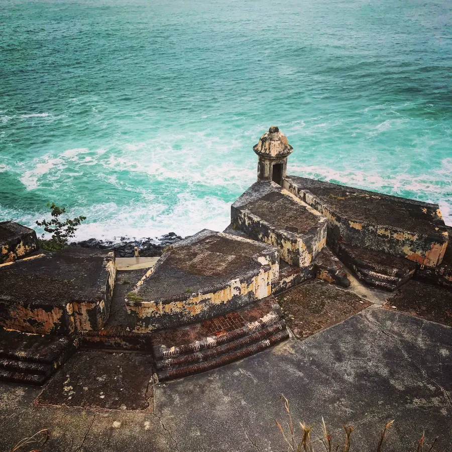 sentry box by the sea