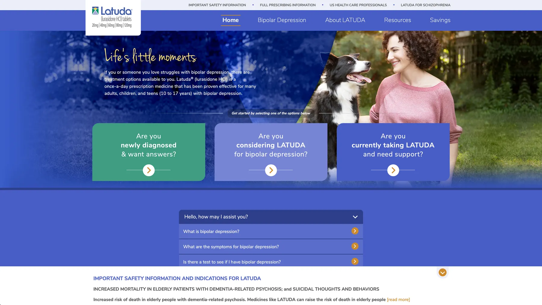 Screenshot of Latuda.com
