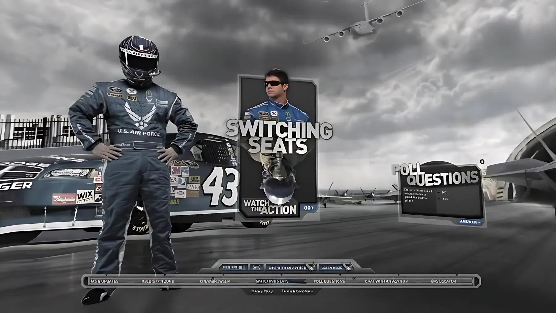 Screenshot of USAF Switching Seats